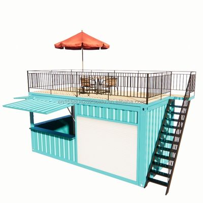 Aluminiumlegeringsvensters Modern design stijl Draagbaar 20ft uitbreidbaar opvouwbaar container huis Activiteitsruimte voor kantoor of mobiel