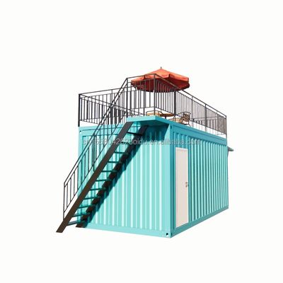 Aluminiumlegeringsvensters Modern design stijl Draagbaar 20ft uitbreidbaar opvouwbaar container huis Activiteitsruimte voor kantoor of mobiel