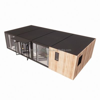 Gepersonaliseerde kleur Twee verdiepingen Stevige container barstand Mini 20 voet Pop-up winkel met gegalvaniseerde stalen vierkant buizen