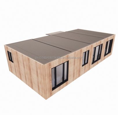 Gepersonaliseerde kleur Twee verdiepingen Stevige container barstand Mini 20 voet Pop-up winkel met gegalvaniseerde stalen vierkant buizen