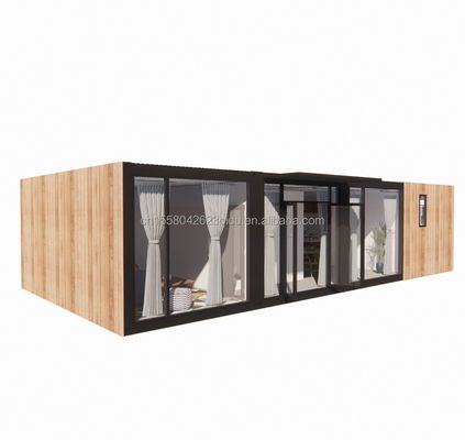 Gepersonaliseerde kleur Twee verdiepingen Stevige container barstand Mini 20 voet Pop-up winkel met gegalvaniseerde stalen vierkant buizen