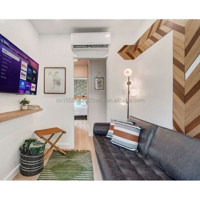 50/75/100mm Wave Sandwich Panel Muur Prefabricated Staal Container Huis voor Hotel 20ft Houten Prefabricated Family Appartement