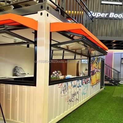 Steel Shed Container Store Prefabricated Building Frame Staalstructuur voor 20ft of 40ft Container Houses