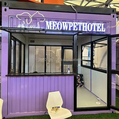 Steel Shed Container Store Prefabricated Building Frame Staalstructuur voor 20ft of 40ft Container Houses