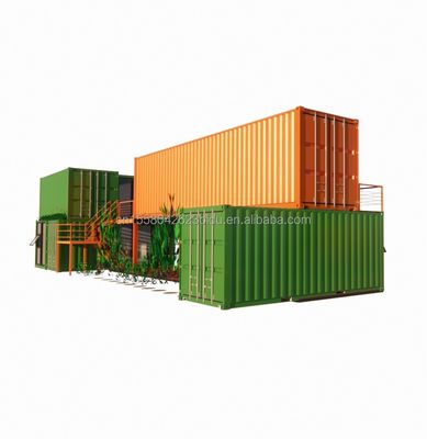 Modulaire kleine kit hut Residentiële container huisvesting Hoofdstructuur gegalvaniseerde stalen vierkant buizen