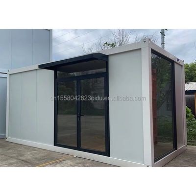 Gepersonaliseerde kleur 20ft Prefab Container huis met keuken en een slaapkamer voor Hotel Aluminium Alloy Windows