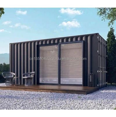 Gegalvaniseerde stalen vierkante buizen Hoofdstructuur 20ft Prefab huizen Moderne container Draagbare flat pack Woonhuis voor hotel
