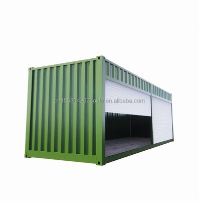 20ft geprefabriceerde platte verpakkingsmodule Huis Garage Berging Booth Containerhuis met moderne eenvoudige ontwerp stijl