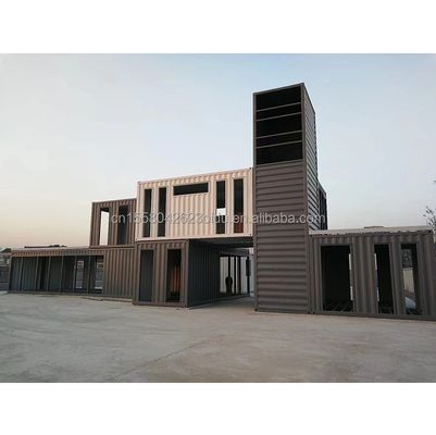 Prefabricated Steel Structure Container Restaurant Keuken Slaapkamer met Aluminium Alloy Vensters en Groot Venster Ontwerp