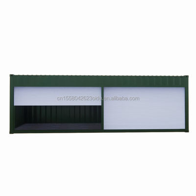 20ft geprefabriceerde platte verpakkingsmodule Huis Garage Berging Booth Containerhuis met moderne eenvoudige ontwerp stijl
