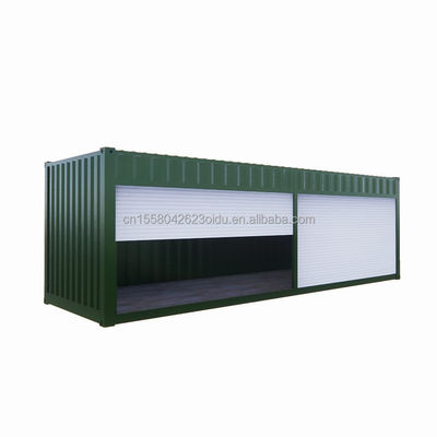 20ft geprefabriceerde platte verpakkingsmodule Huis Garage Berging Booth Containerhuis met moderne eenvoudige ontwerp stijl