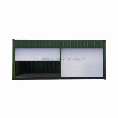 20ft geprefabriceerde platte verpakkingsmodule Huis Garage Berging Booth Containerhuis met moderne eenvoudige ontwerp stijl
