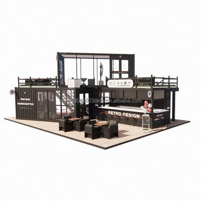 Prefabricated Folding Portable Shop Storage Office Building Shipping Container House Verhuizende trailers met aangepaste kleur