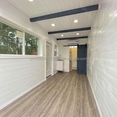 Gegalvaniseerde stalen buigbare prefab container werkers slaapkamer met 50/75/100mm wave sandwich paneel muur
