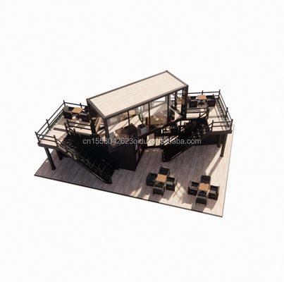 Prefabricated Folding Portable Shop Storage Office Building Shipping Container House Verhuizende trailers met aangepaste kleur