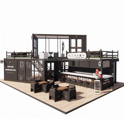 Prefabricated Folding Portable Shop Storage Office Building Shipping Container House Verhuizende trailers met aangepaste kleur