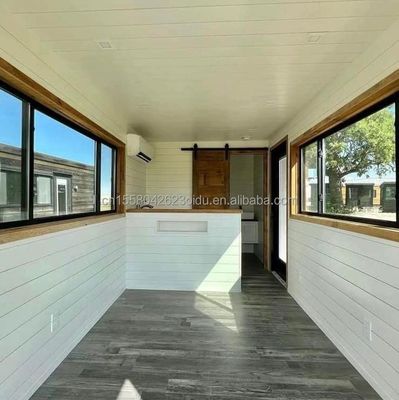 Gegalvaniseerde stalen buigbare prefab container werkers slaapkamer met 50/75/100mm wave sandwich paneel muur