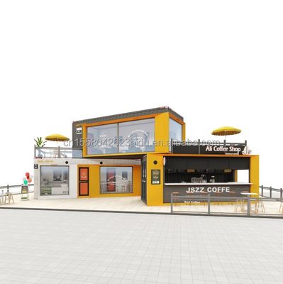 Aluminium Alloy Windows 20ft 40ft Prefab Mobile Shipping Bar Koffietentjes Restaurant Container Modulair Huis Huis