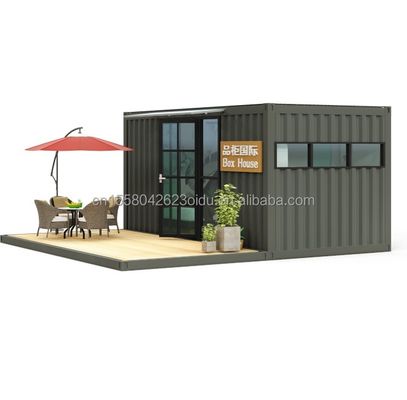 Snel bouwen Kleine woning Containerwoningen Moderne ontwerp stijl Prefab huizen voor één slaapkamer één badkamer Living oplossing