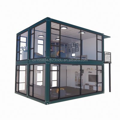 Aluminiumlegeringsvensters in op maat gemaakte luxe slaapkamers Badkamers en keukens met 50/75/100mm Wave Sandwich Panel Wanden