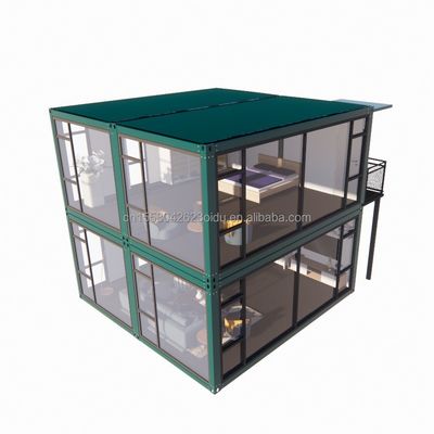Aluminiumlegeringsvensters in op maat gemaakte luxe slaapkamers Badkamers en keukens met 50/75/100mm Wave Sandwich Panel Wanden