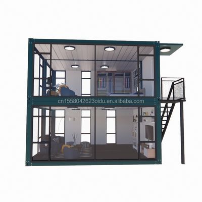 Aluminiumlegeringsvensters in op maat gemaakte luxe slaapkamers Badkamers en keukens met 50/75/100mm Wave Sandwich Panel Wanden
