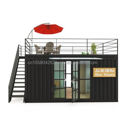 Modern ontwerp 20ft of 40ft Draagbare scheepvaartcontainer Kledingwinkel Prefab Mobiele winkel Winkelhuis voor detailhandel