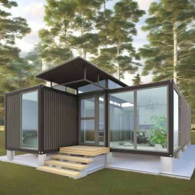 Gepersonaliseerd Kleur Container Huis Verhuisbaar Prefab Huis 20ft Prefab Verscheping Tiny House Kit voor Hotel