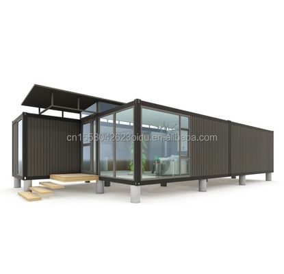 Gepersonaliseerd Kleur Container Huis Verhuisbaar Prefab Huis 20ft Prefab Verscheping Tiny House Kit voor Hotel
