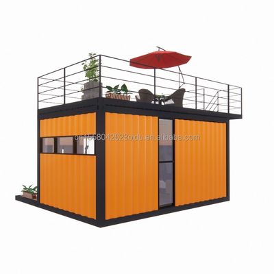 Hotel 20 voet Draagbare container Kledingwinkel Prefab Cafe Mobiele winkel Warehouse