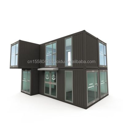 50/75/100mm Wave Sandwich Panel Wanden Modulaire container Prefab kantoor voor moderne en flexibele werkplekken