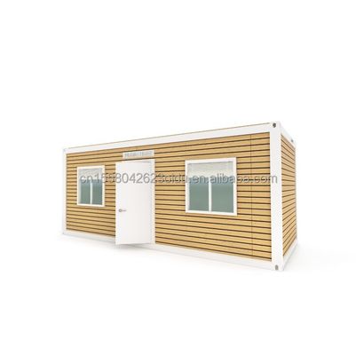 Hotel Accommodatie Aluminiumlegeringsvensters Moderne modulaire stalen structuur Imitatie Houten Luxe Eénpersoonsappartement