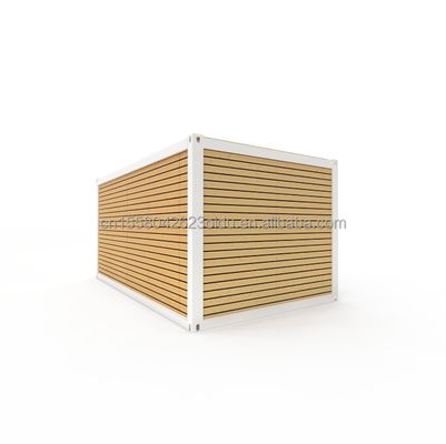 Hotel Accommodatie Aluminiumlegeringsvensters Moderne modulaire stalen structuur Imitatie Houten Luxe Eénpersoonsappartement