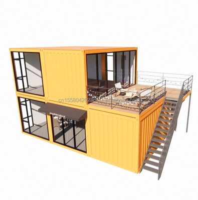 20ft Flat Packaging Stevig en duurzaam voor badkamer Buiten Container opslagruimte Glas