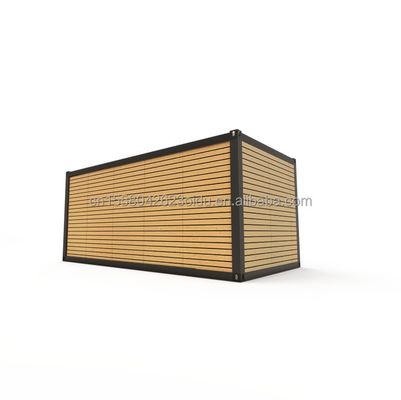 Mobiele en draagbare prefab pakhuis 20ft Container kantoor met 50/75/100mm Wave Sandwich Panel muur