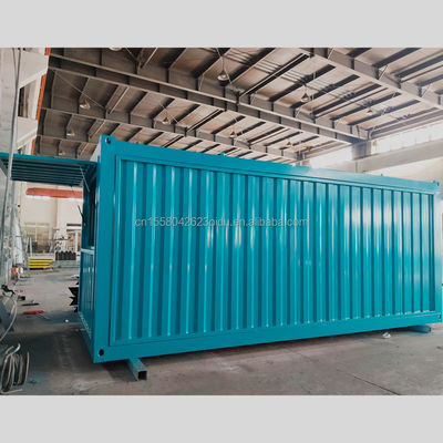 Aluminiumlegering Venstercontainer Koffiekast 10ft 20ft Fast Food Mini Pop-up Shop met muur 50/75/100mm Wave Sandwich Panel