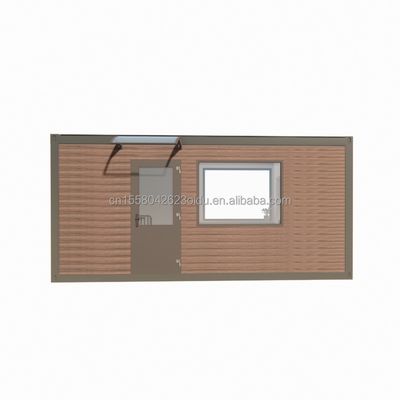 Gegalvaniseerde stalen vierkante buizen Hoofdstructuur Prefab huis voor 20ft of 40ft Modern Luxe Villa Home