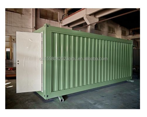 Gegalvaniseerde stalen vierkante buizen Hoofdstructuur Containerhuizen voor hele verzamelen 20ft 40ft Prefab koffiewinkel