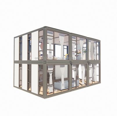 Gegalvaniseerde stalen vierkantbuizen Container De ultieme oplossing voor kledingwinkel Cafe kantoor winkel Mobile magazijn