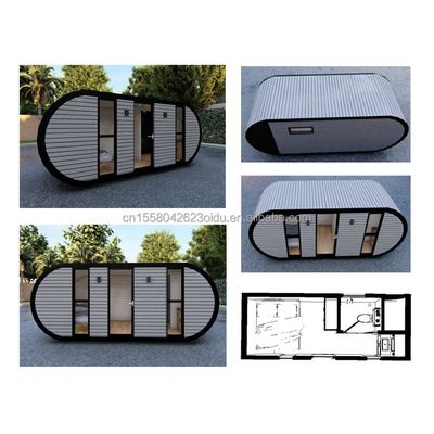 Persoonlijke kleur Container Activiteit Huizen met muur 50mm/75mm Sandwich Panel en Renovatie Design