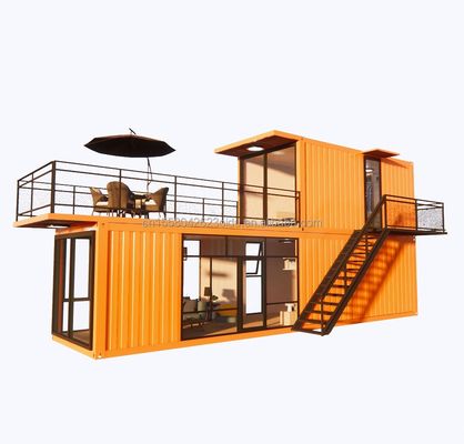 Hotel Prefab Modulaire Staal Container Huizen Sentry Box Mobiele Container Huis 20ft 40ft