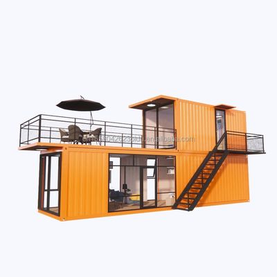 Hotel Prefab Modulaire Staal Container Huizen Sentry Box Mobiele Container Huis 20ft 40ft