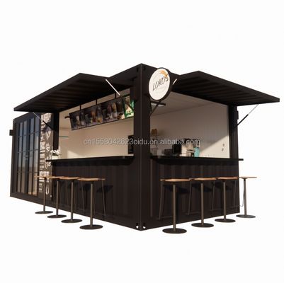 20ft Container Store Kiosk Aanpasbare kleur Container Huizen voor mobiele Container Coffee Bar