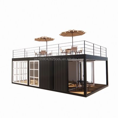 Customized Color Container Bar Coffee Shop met Chinese design stijl en 20 voet prefab Container