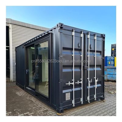 20ft robuuste containerhuizen met 50/75/100mm Wave Sandwich Panel Muur en Modern Design Prefab Shipping Tiny House