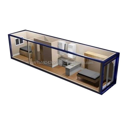 Complete set van apparatuur voor de bouw van kleine huizen 40ft Prefab Container Modulaire hutten Containerwoningen