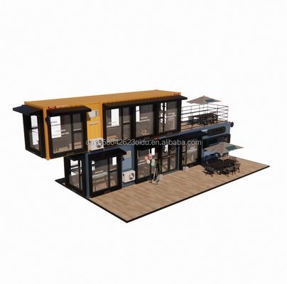 Gegalvaniseerde stalen buigcontainer ontwerp koffiebar huis mobiele winkel container restaurant
