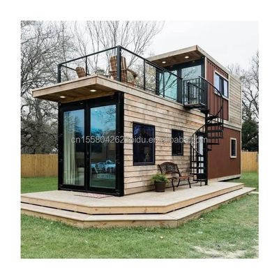 Hotel 20ft-40ft Draagbaar Houten Container Huis Duurzame Zeevracht Container Renovatie met Hotel Standard