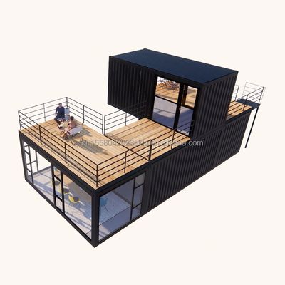 Gepersonaliseerde kleur Luxe Modulair Huis Container Staal Residentieel Prefab Villa Prefab Huis Huizen voor winkel