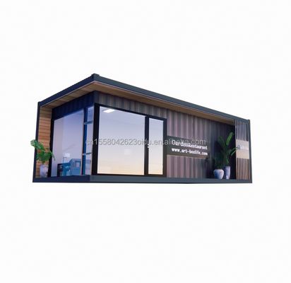 Containerhuizen Prefabricated Houses Customized Color Houten glas Zonnekamer Huis Prefab Containerhuizen